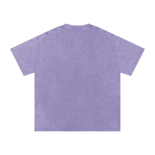 Clothed in Strength- Cotton Tee (Snow Washed, Oversized)