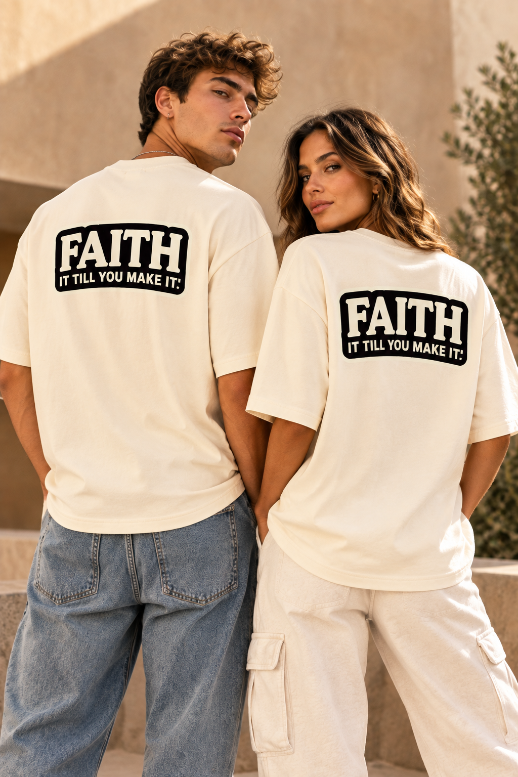 Faith It Till You Make It - Back View